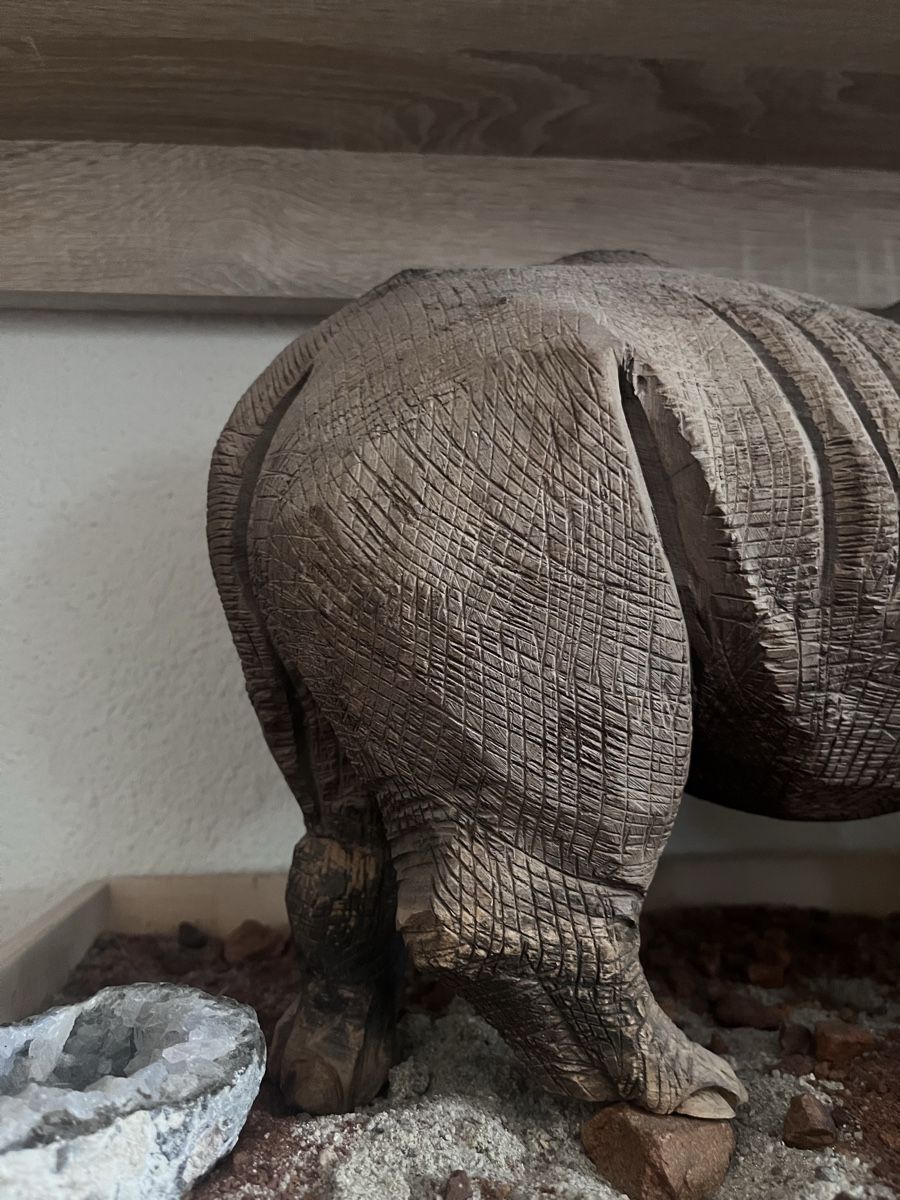 Figurines: Handgeschnitzte Rhino Figur – Neuf (Voir description) à Lufingen par man_95hm 2