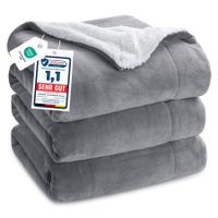 Kuscheldecke Sofadecke Wohndecke Sherpa Fleece waschbar