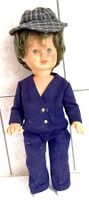 Puppe mit Hut ca. 1960  44cm