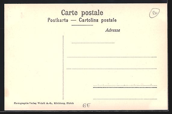 Cartoline postali: AK St. Beatenberg, Hotel Bellevue – Usato da Berlin venduto da bartko-reher 1