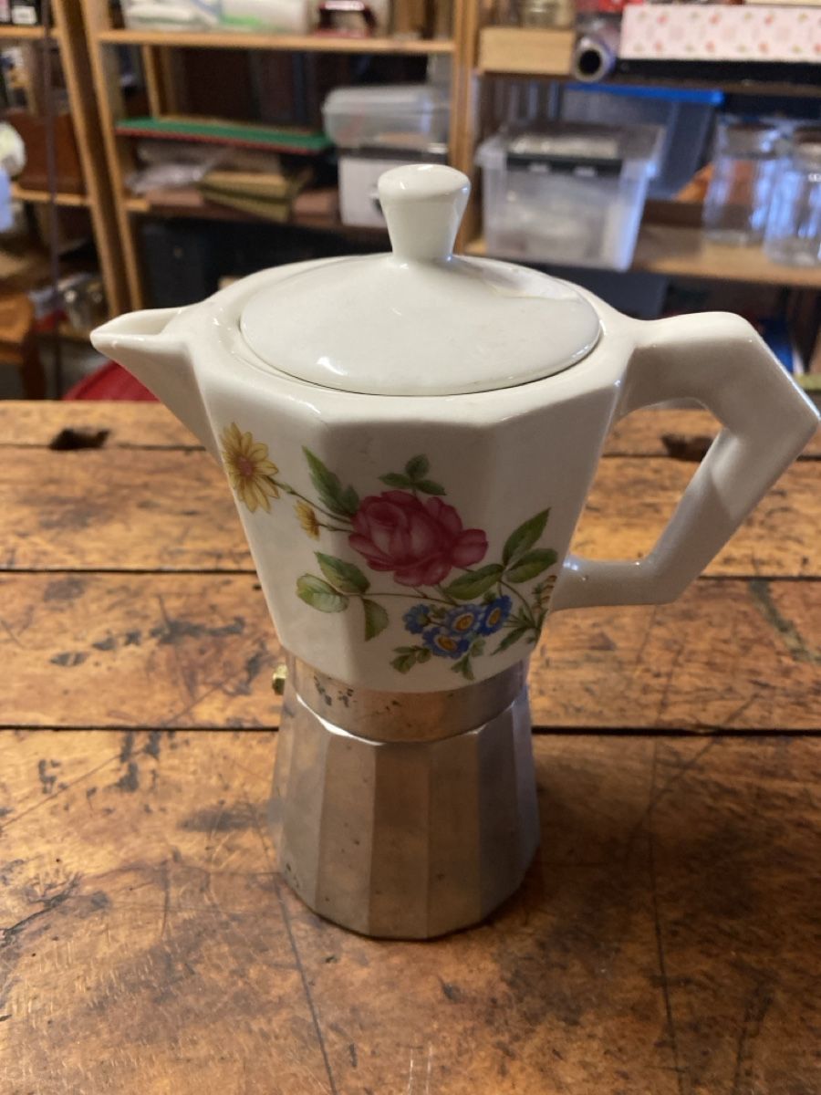 Teiere: Moka vintage decorata – Usato da Capolago venduto da chi_2v5h