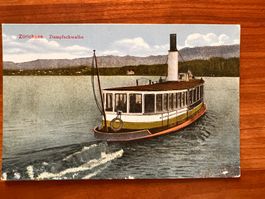 Postkarte Zürich Dampfschwalbe Litho ca.1910 neu  (P669)