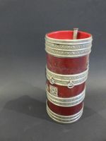 Bhutanischer Behälter, Palang, 23 cm hoch