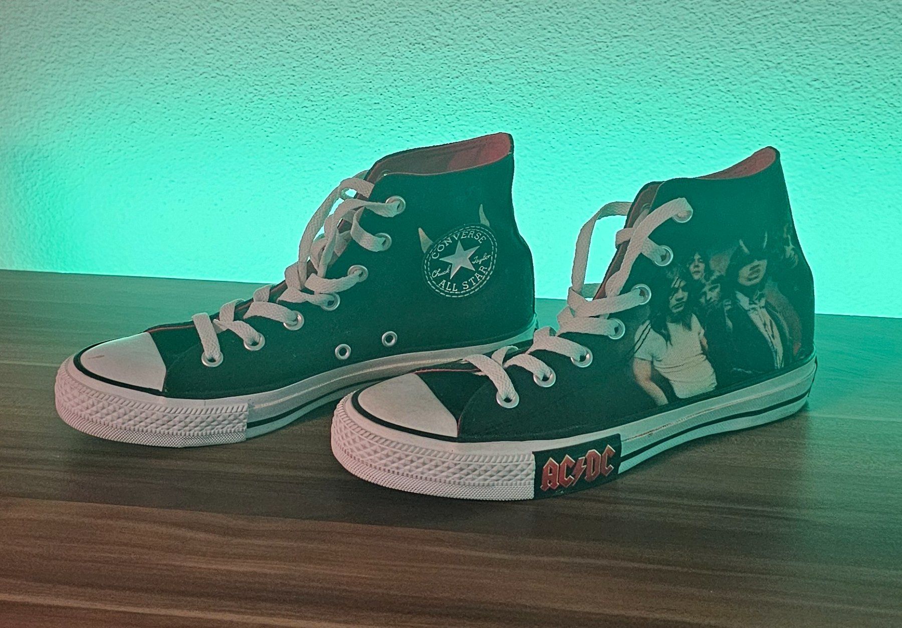 Converse Scarpe da uomo: AC/DC - Converse Schuhe Highway to Hell 🤘 – Usato da Staffelbach venduto da Ddado01 1