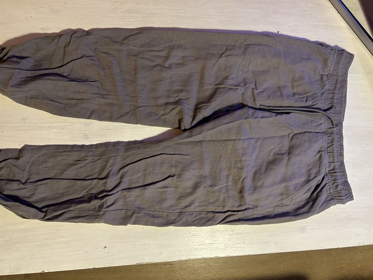 Pantaloni: Leinenhosen Grau Gr.M – Usato da Riedholz venduto da karinadam