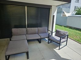 Komfortable Gartenlounge