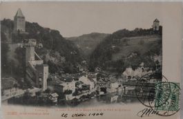 FRIBOURG  -  Pont Basse Ville et Pont Gotteron - 1904