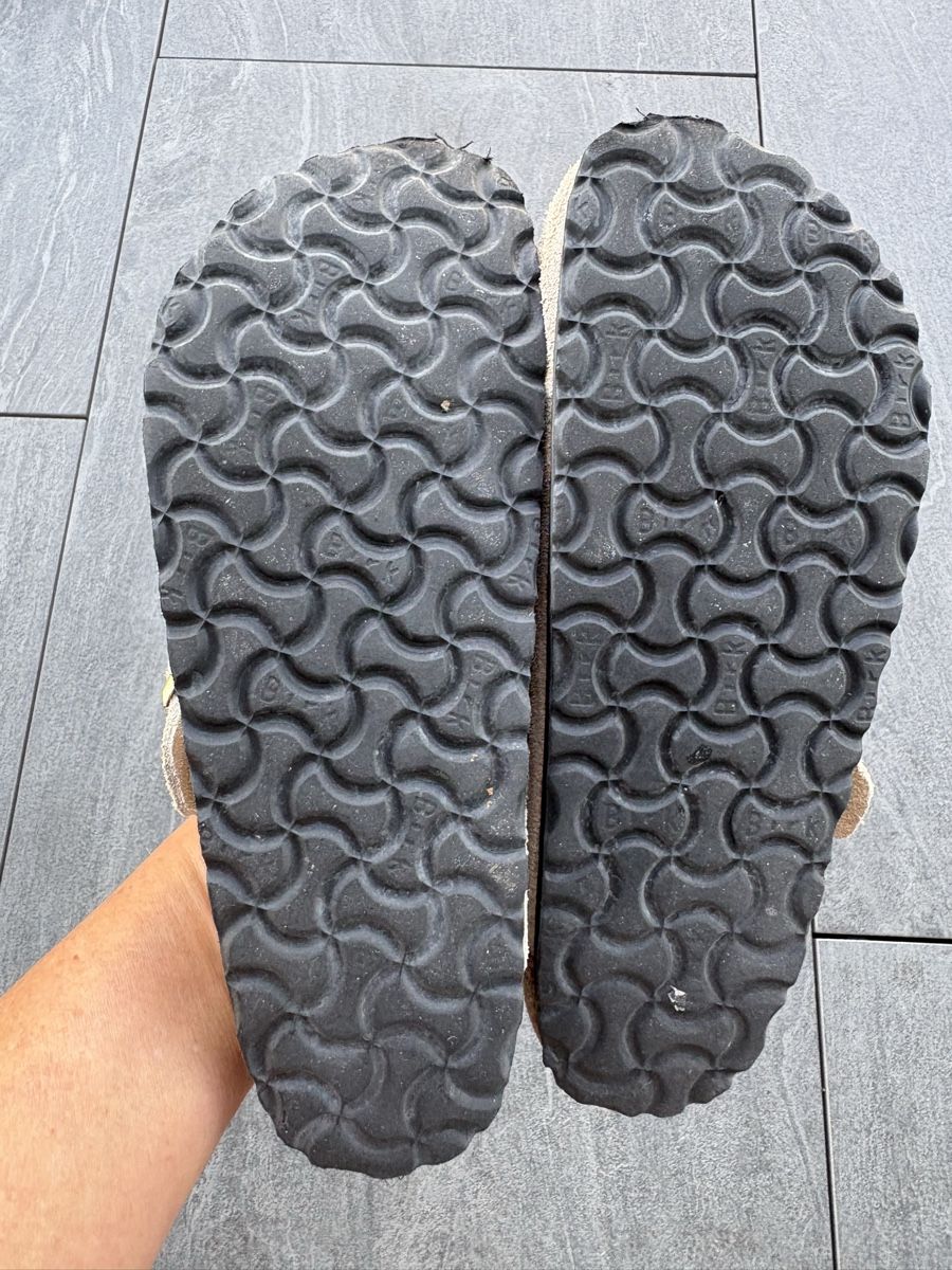 Birkenstock Damenschuhe: Birkenstock Boston 38 beige daim – Neu (gemäss Beschreibung) aus Jongny von Rivierach 4