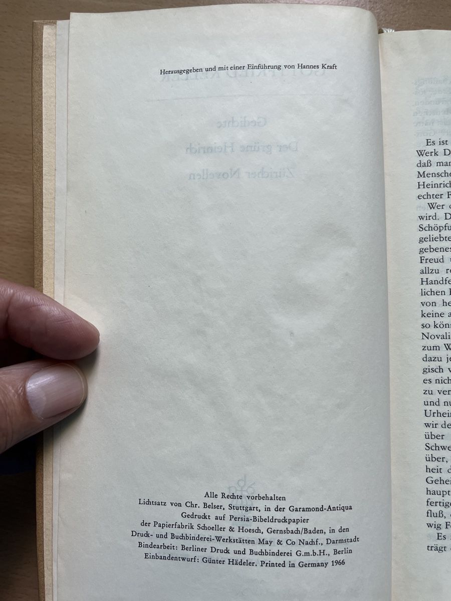 Livres: Keller Werke, 2 Bände, Hardcover, 1966 – D'occasion à Pfäffikon ZH par naderkhan 1