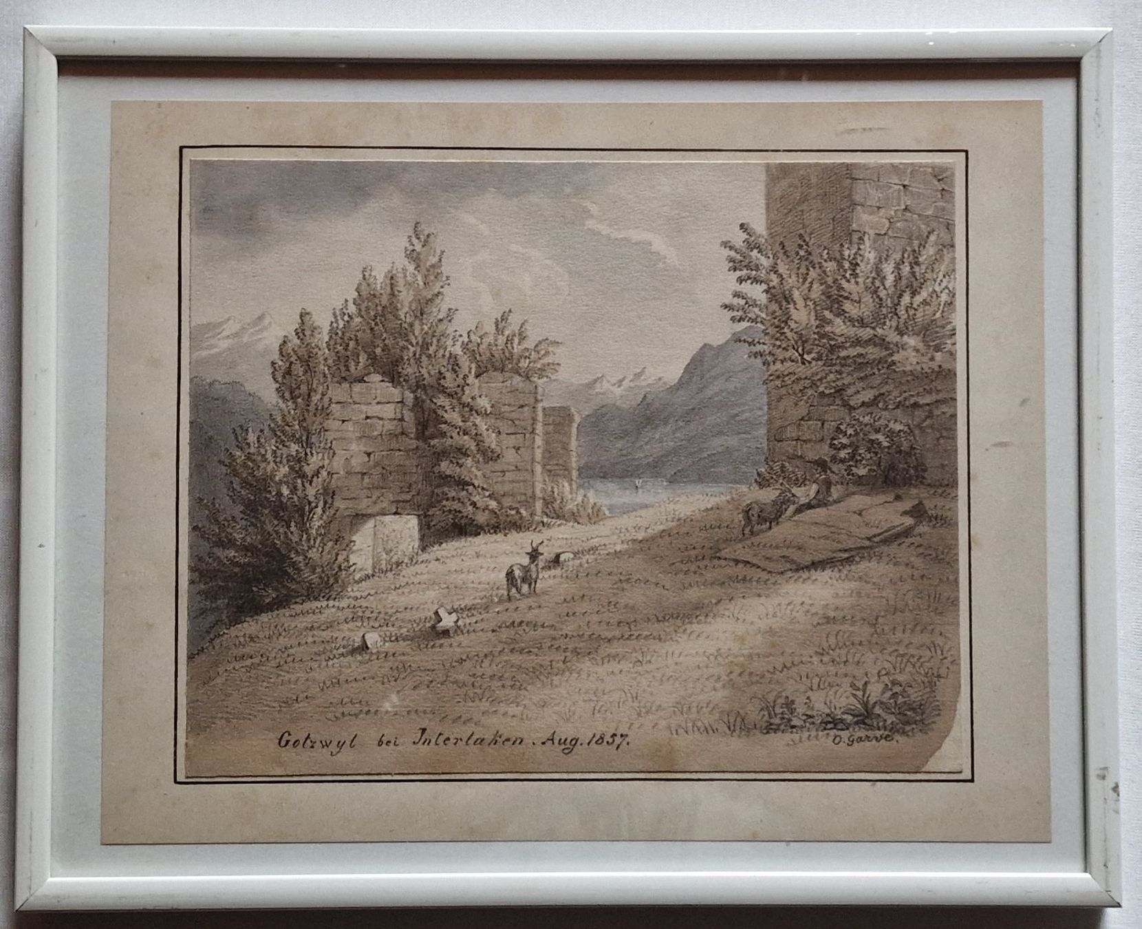 Gemälde: Goldswil bei Interlaken  -  Ringgenberg  -  Brienzersee – Gebraucht aus Röthenbach i. E. von Heureka5