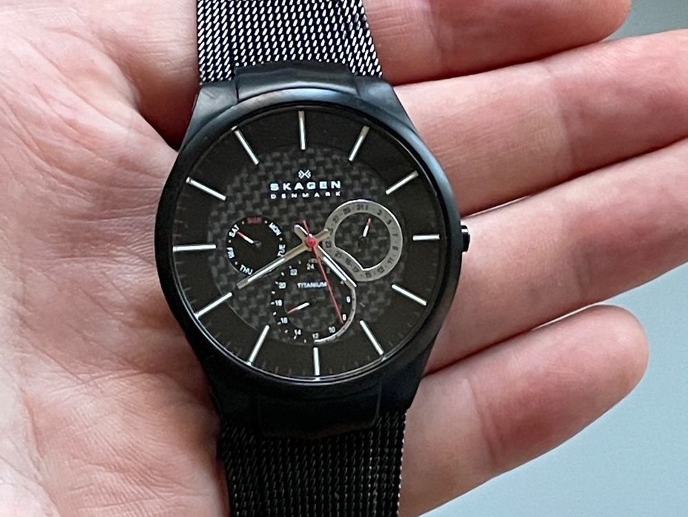 SKAGEN Uhr Denmark Titanium Super Zustand L uft Acheter sur