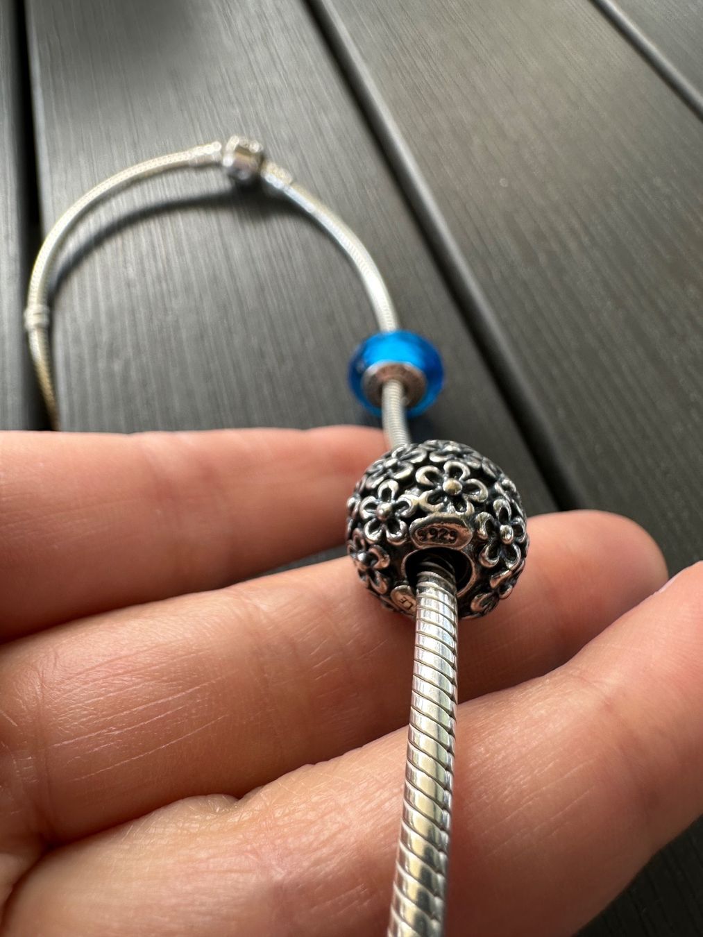 Pandora Catenine: Pandora Kette mit Charms – Usato da Winterthur venduto da AngiDi 5