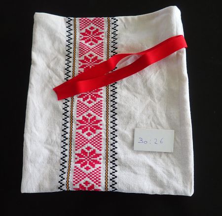 Brotsack aus altem Leinen