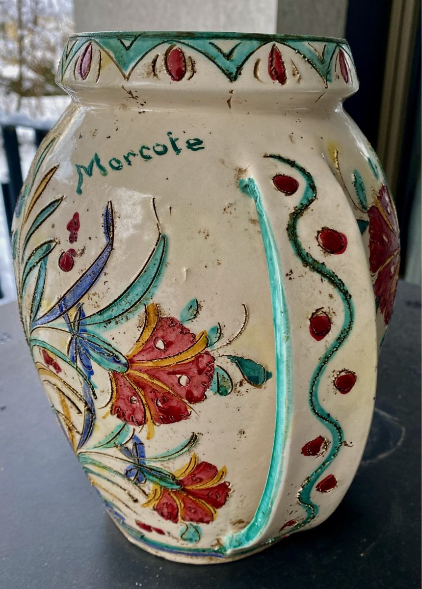 Vasi & Recipienti: Grösse handgemalte Vase. – Usato da Zürich venduto da Manubene 4