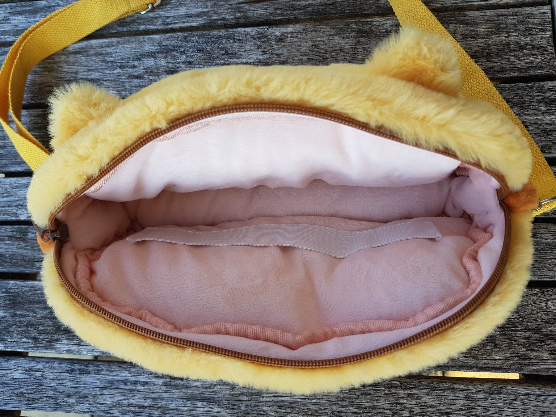 Kindertaschen: Plüsch-Handtasche gelb – Gebraucht aus Jona von dampfnuggi 2