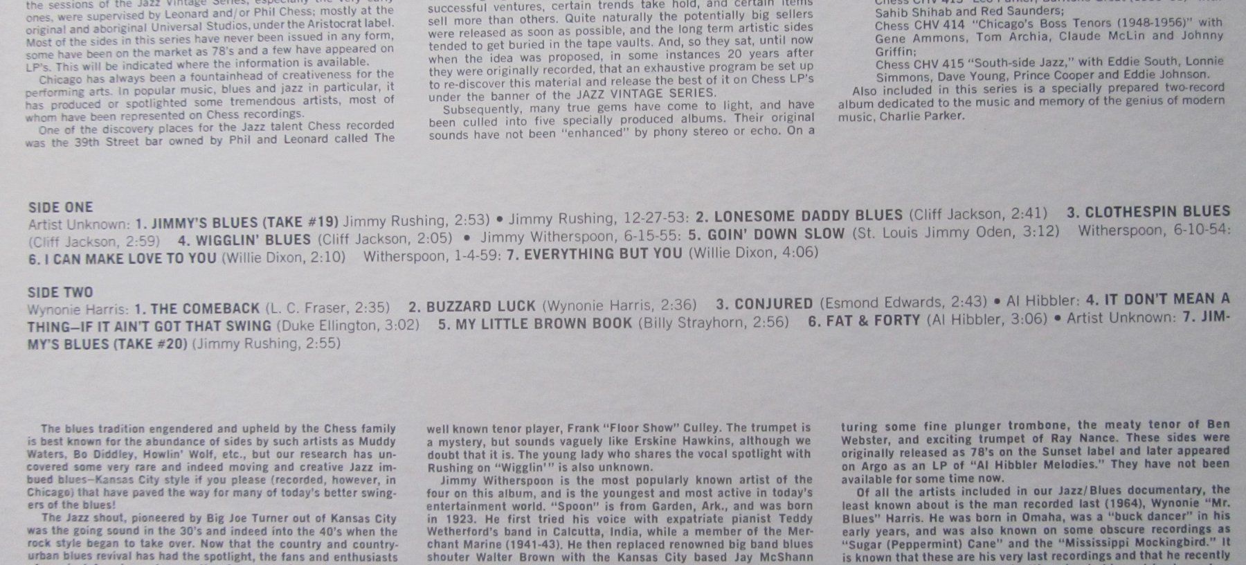 Schallplatten: Vintage Blues Sampler "Shoutin' Swingin' Makin' Love" – Gebraucht aus Seengen von mikelele 5