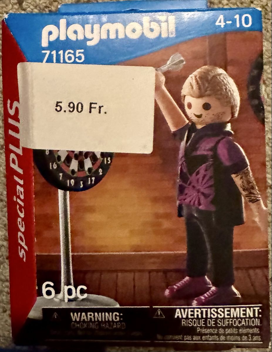 Playmobil Giocattoli: Playmobil 71165 Dartspieler – Nuovo e nell'imballaggio originale da Uster venduto da charlietr 1