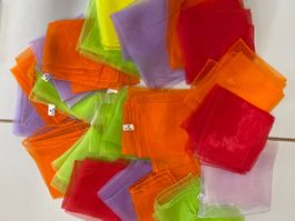Zirkus: Bunte Chiffontücher / Jongliertücher (Teil 2)