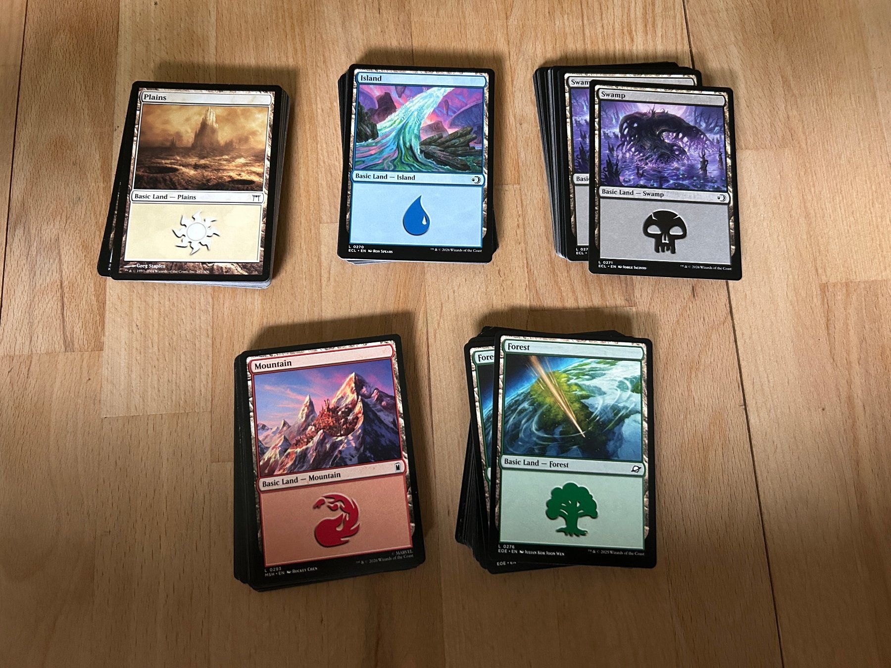Magic The Gathering Carte collezionabili: Magic The Gathering: 200 Basic Lands – Usato da Aarau venduto da Maclovio
