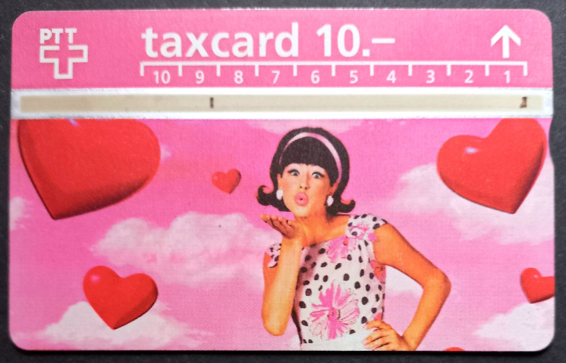 Swisscom Schede telefoniche: Taxcard - von Herzen - CH – Usato da Niederuzwil venduto da lubimaja
