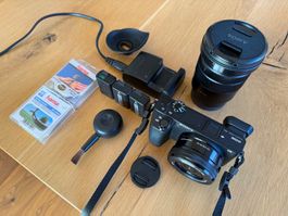 ** Sony Alpha 6500 Set mit Touch, 2 Objektiven und Zubehör**