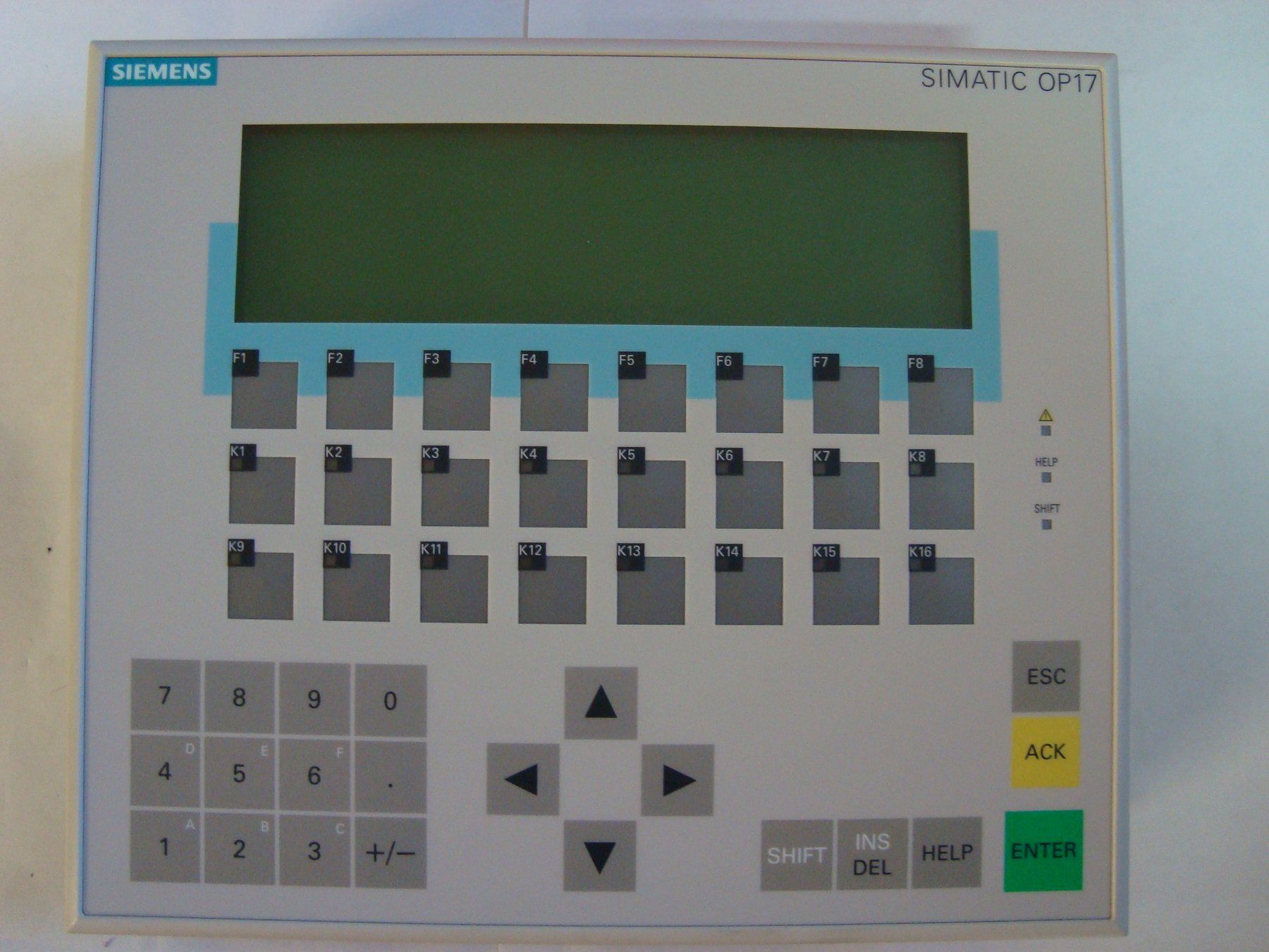 Siemens Steuerung: Siemens Operator Panel OP17 - DP  6AV3617-1JC20-0AX1 – Neu (gemäss Beschreibung) aus Basel von jum_2z69