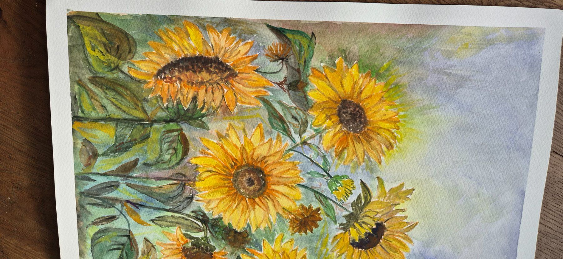 Tableaux: Sonnenblumen aquarel – Neuf (Voir description) à Ebikon par vij_fg72 2