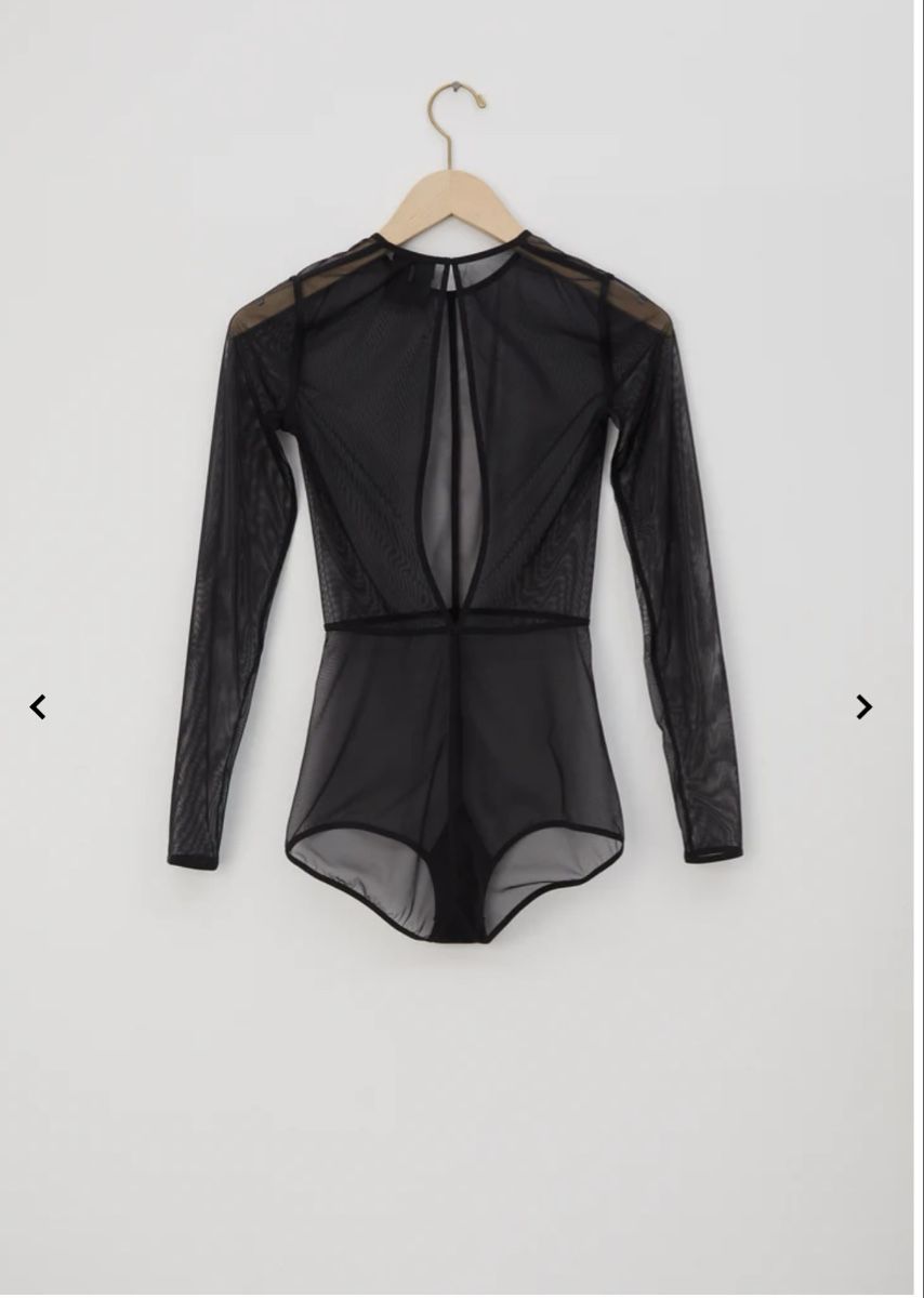 Top: ANN DEMEULEMEESTER New Soft Tulle Bodysuit – Nuovo (secondo la descrizione) da Emmen venduto da Avviivva_Com2023 4