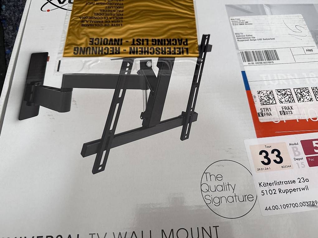 Supporti a parete: TV- Wandhalterung – Nuovo e nell'imballaggio originale da Rupperswil venduto da Dexaner59