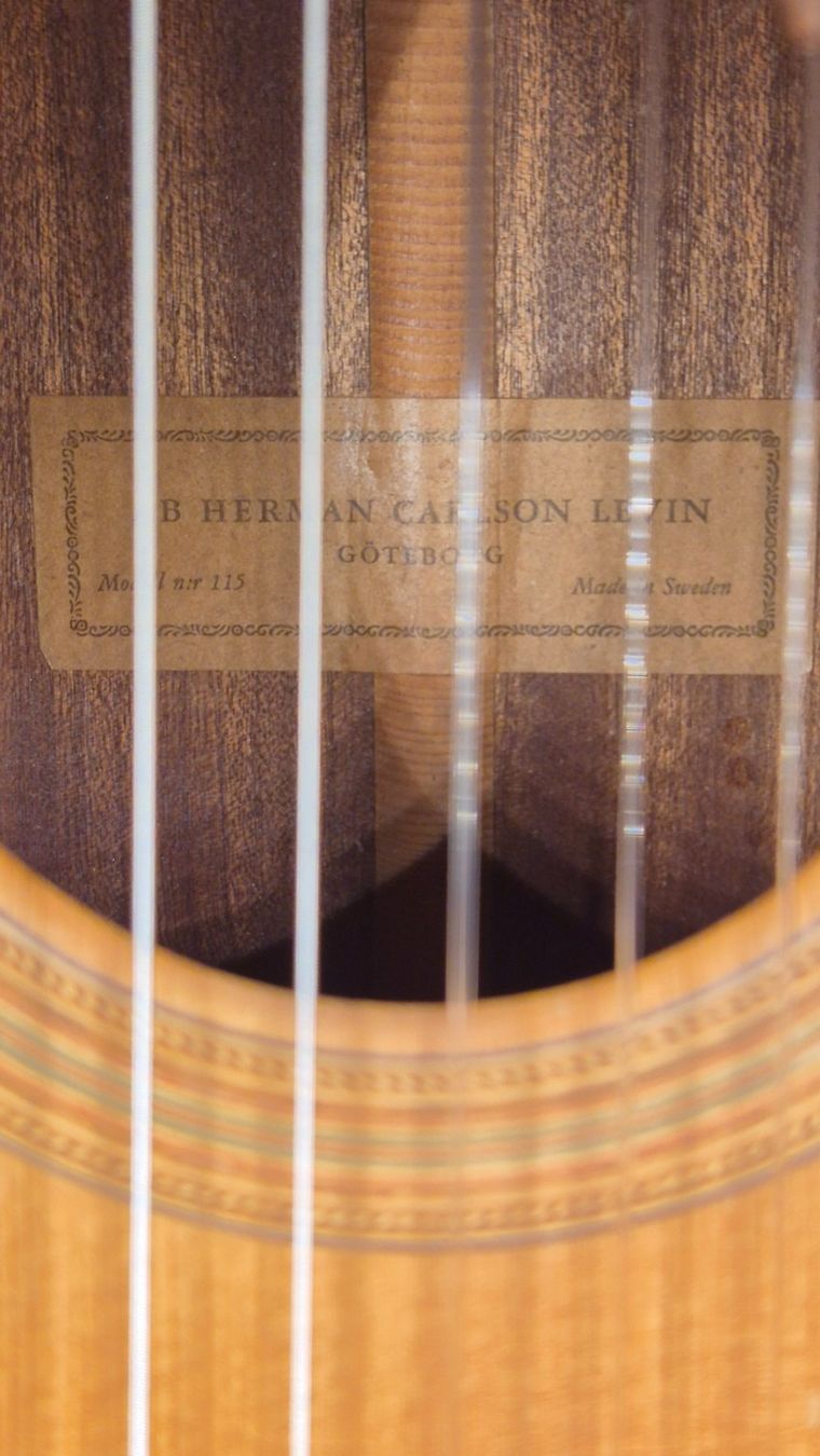 Strumenti musicali: Akustik Gitarre Levin 115 – Usato da Winterthur venduto da NorrSydGuitars 8