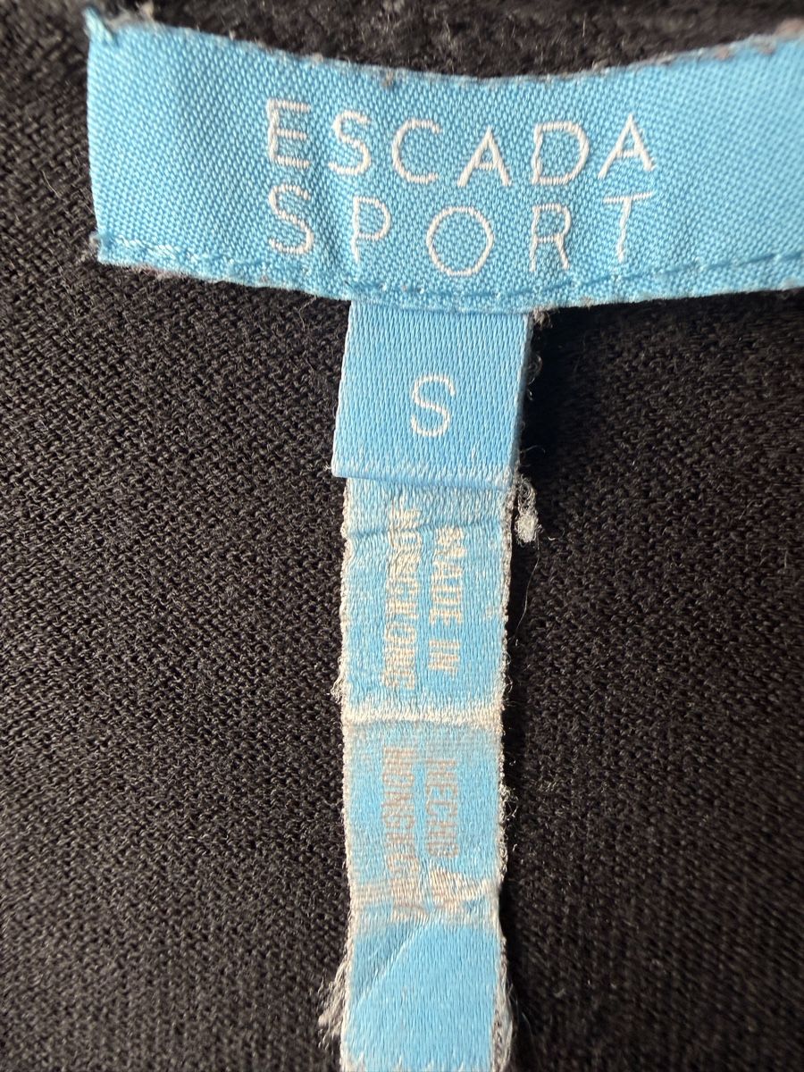 Escada Top: Escada Sport Schwarzes Tanktop, |Größe S – Usato da Kilchberg ZH venduto da nad_6dwp 5