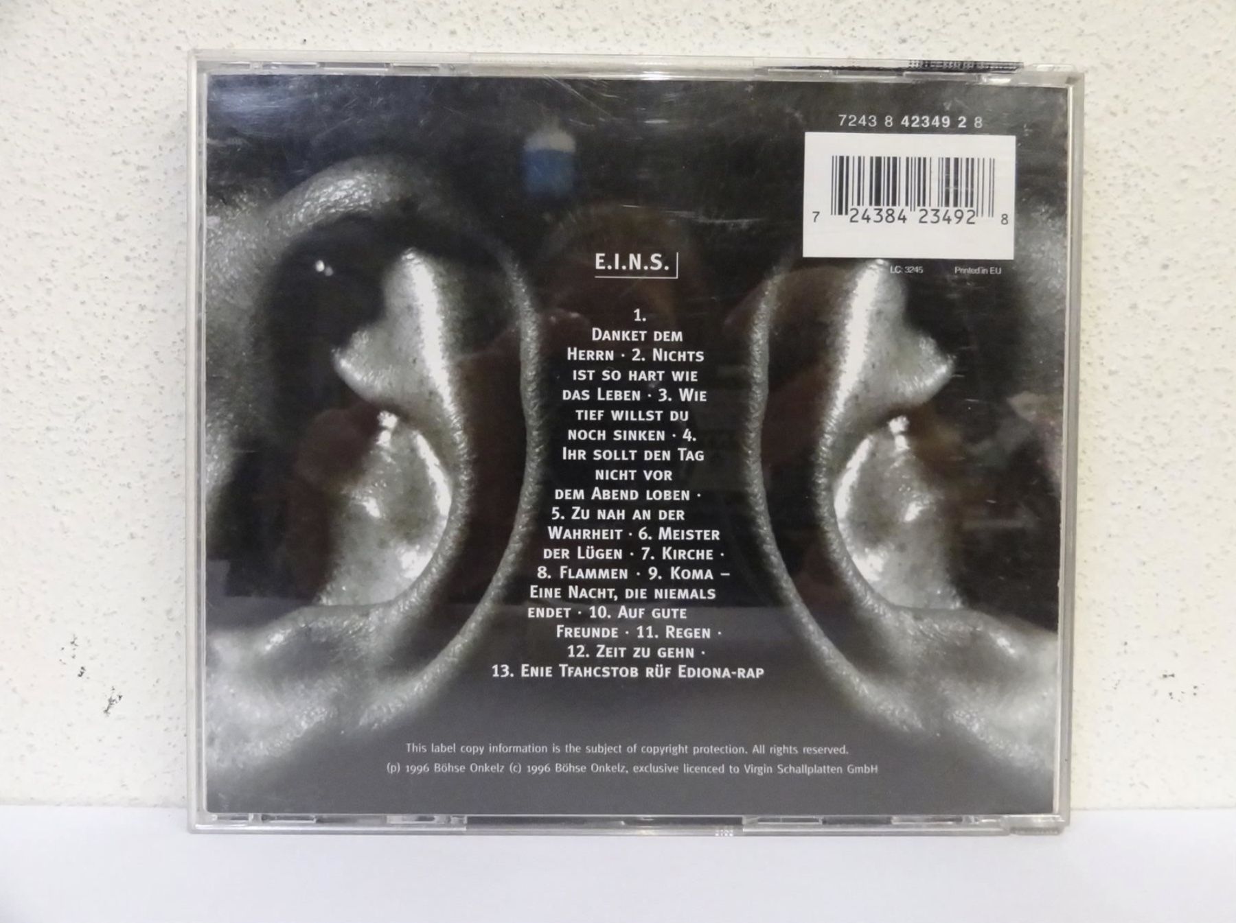 CDs: CD BÖHSE ONKELZ / E.I.N.S. – Neuf (Voir description) à Kerzers par djstarsky73 1