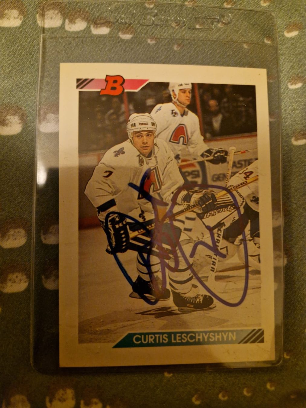 NHL Sammelbilder & Trading cards: Carte NHL signée par Curtis LESCHYSHYN – Gebraucht aus Lutry von SwissBBCards 2