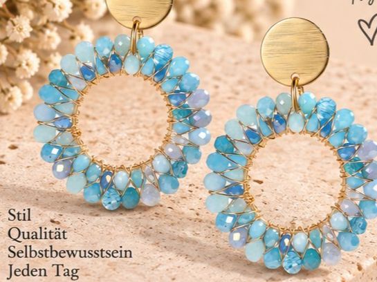 Orecchini pendenti & Orecchini a lobo: Ohrringe Edelstein vergoldet – Nuovo e nell'imballaggio originale da Hemmental venduto da Aureumgold 1
