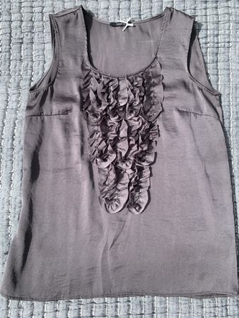Elegantes Top mit Rüschen Gr. 38