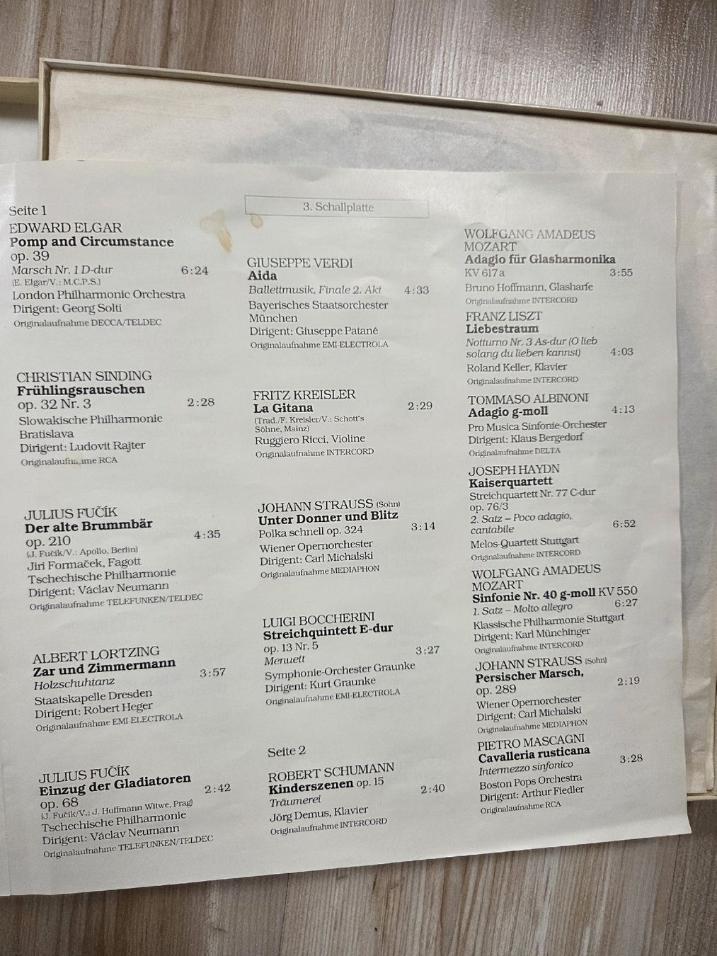 Schallplatten: Ewig junge Klassik - Schallplatten-Sammlung – Gebraucht aus Jegenstorf von AloeVera19 3