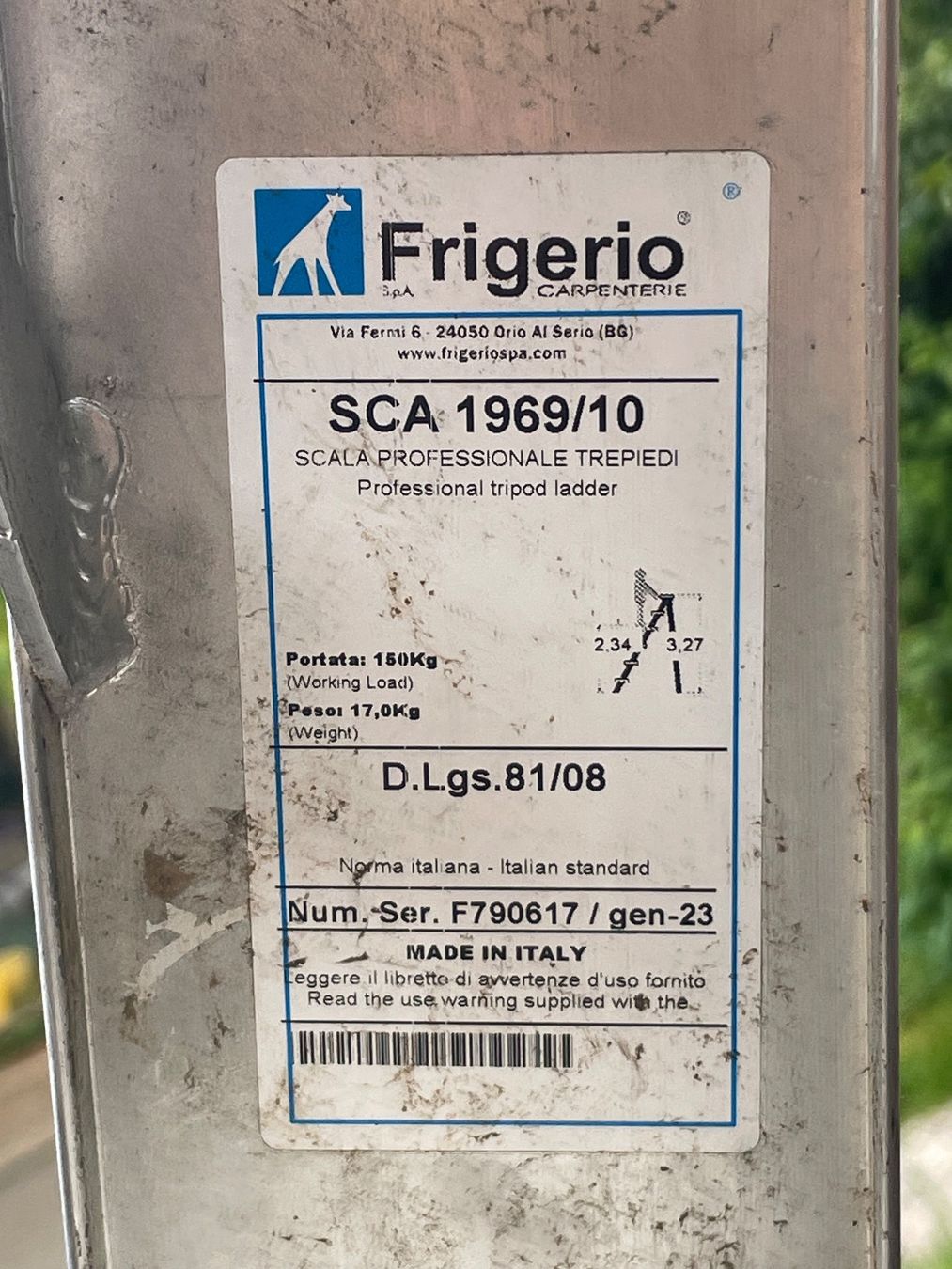 Scale: Échelle agricole à béquille – Usato da Chêne-Pâquier venduto da gae_7f8x 1