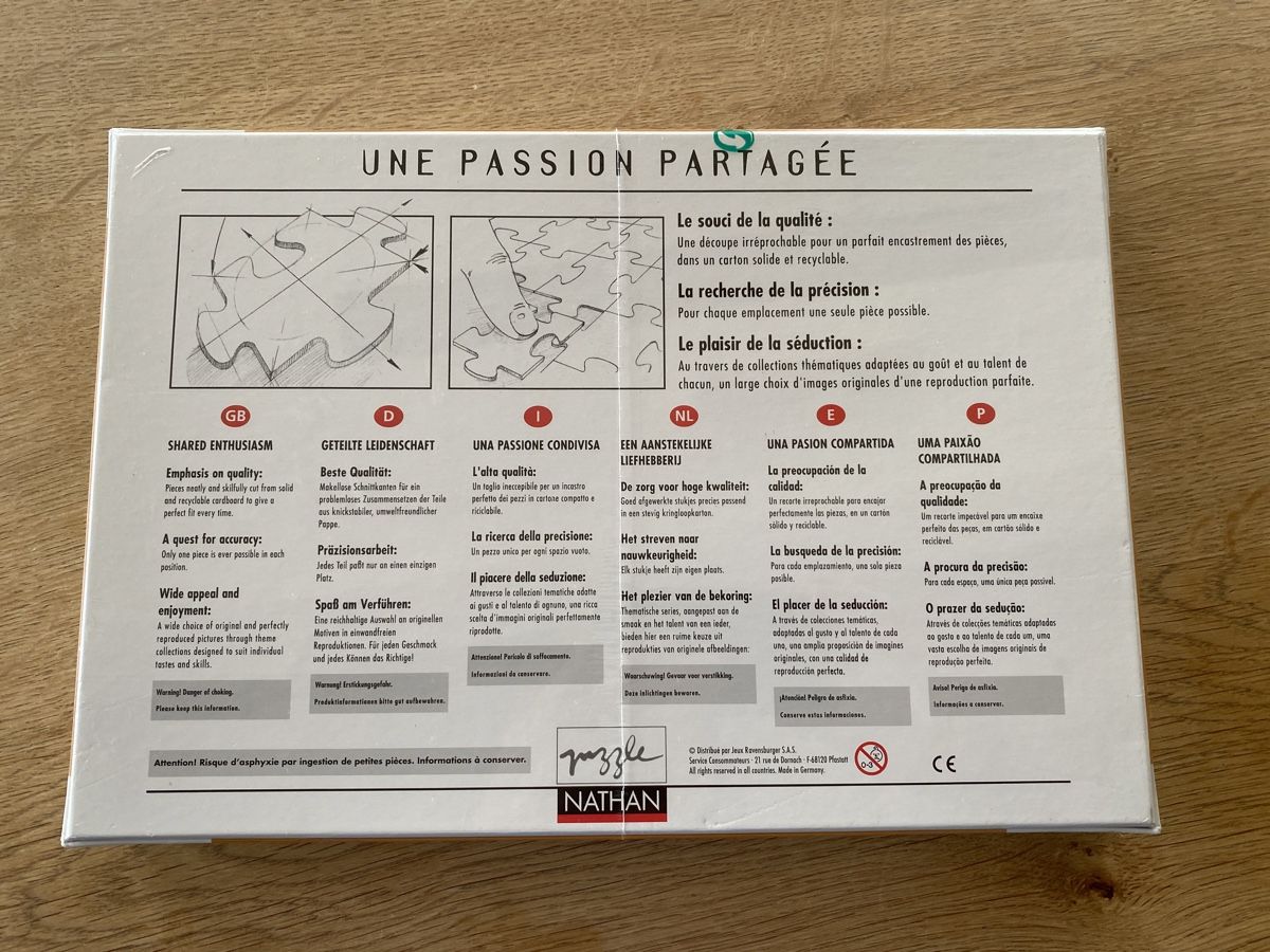 Puzzle: Puzzle 500 – Nuovo e nell'imballaggio originale da speicher venduto da danicole 1