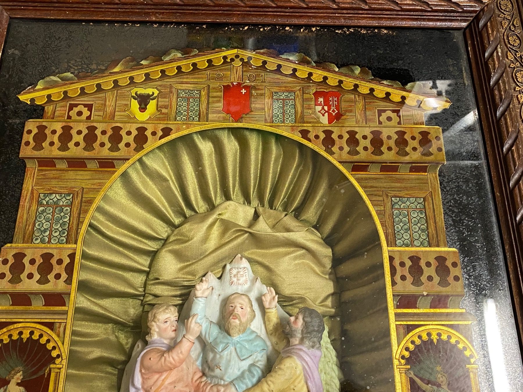 Poster & Bilder: Schweiz Rütlischwur Museumsstück mit Spieldose – Gebraucht aus Mosnang von Goldwasser 4