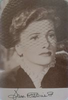 Joan Fontaine (1917-2013) Schauspielerin - sign. Foto