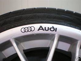 Audi Ring Aufkleber für Felgen Top Angebot