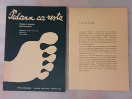 Pedann ca resta - Poesie dialetto locarnese, edizione 1976