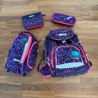 Ergobag Schulrucksack mit Etui, Schlamperetui und Turnsack