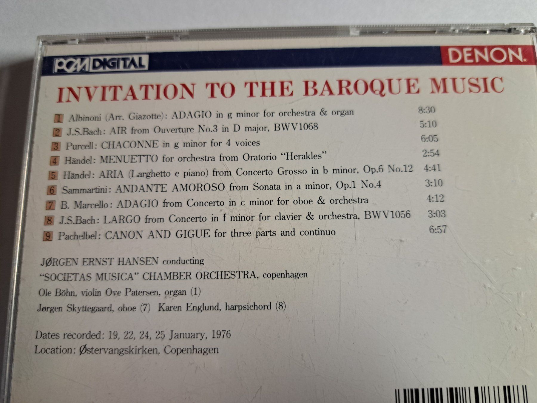 CD: INVITATION TO THE BAROQUE MUSIC – Usato da Wichtrach venduto da LuckyLuke69 2