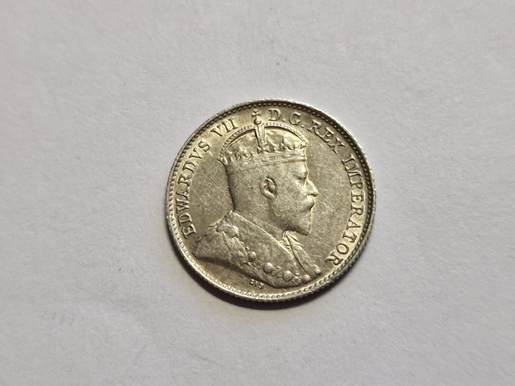 Alle Münzen: Neufundland Kanada  25 Cents 1908 silber. – Gebraucht aus Zürich von Moreira01 3