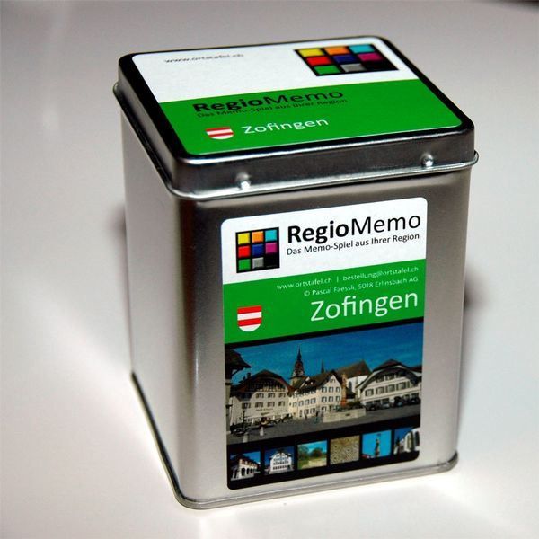 Giochi: Memory Spiel Stadt Zofingen – Nuovo e nell'imballaggio originale da Erlinsbach venduto da Pfaessli