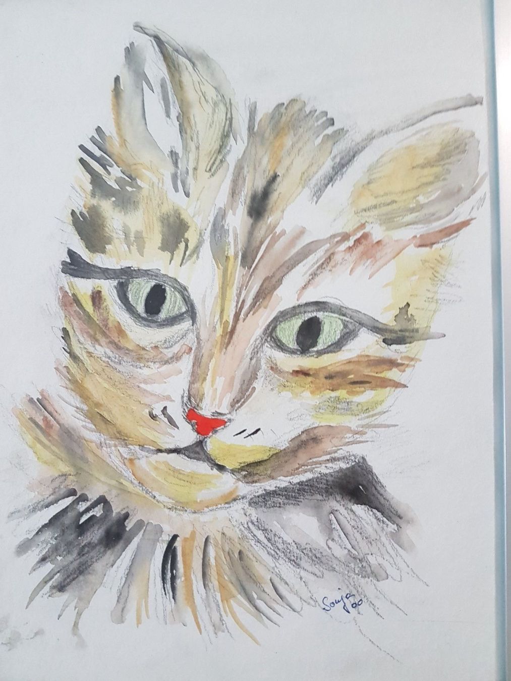 Tableaux: Signiertes Aquarell... – D'occasion à Glattbrugg par casabelavista 1