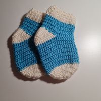 Handgestrickte Babysocken