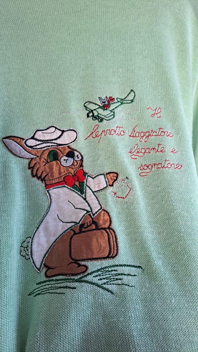 Maglioni & Felpe: 90s y2k VtG Strickpullover Kitsch Pullover Hase M L 40 over – Usato da Mollis venduto da Fauchi99 4