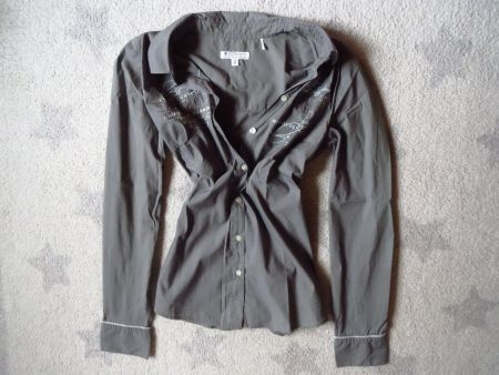 tolle SOCCX Damen Bluse Gr M